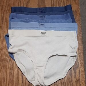 Børn Organic Blue and Cream Womens Underwear Set Size M